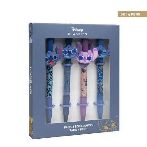 Cerdá Stitch Stiftset, 4-teilig