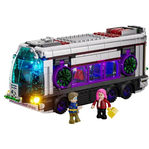 Lumibricks Cyberpunk Neoncity - Zukunftsbus / 605 Teile / ab 16 Jahren 