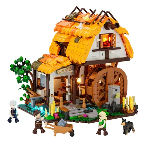 Lumibricks Mittelalterliche Wassermühle / 1278 Teile / ab 16 Jahren 