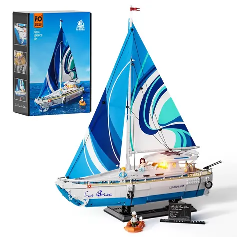 Lumibricks Das Segelboot: La Brise / 1640 Teile / ab 16 Jahren 
