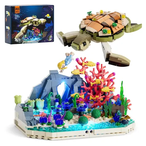 Lumibricks Turtle Reef Dream / 835 Teile / ab 16 Jahren 