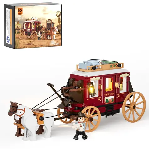 Lumibricks Western-Postkutsche / 293 Teile / ab 16 Jahren 