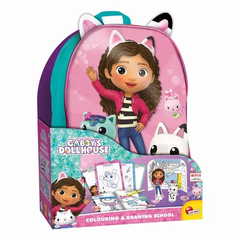 Liscianigioch Gabbys Puppenhaus-Rucksack mit Kreativset