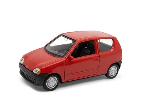 Welly Fiat Seicento 1:34 Silber