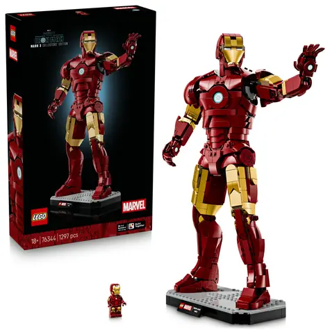 LEGO® MARVEL 76344 Iron Man Mark 3: Sammleredition / Anzahl der Teile: 1297 / ab 18 Jahren