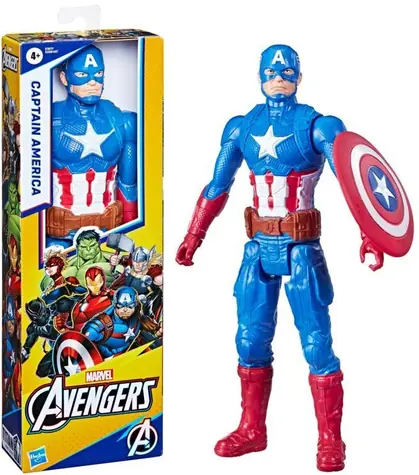 Hasbro Avengers Titan Hero Captain America Figur / ab 4 Jahren