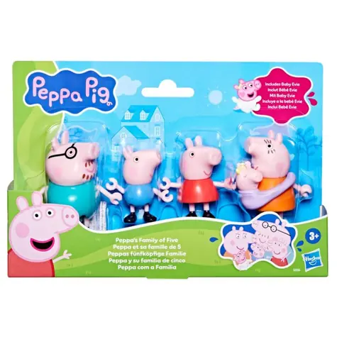 Hasbro Peppa Pig Familie, 5 Figuren / ab 3 Jahren