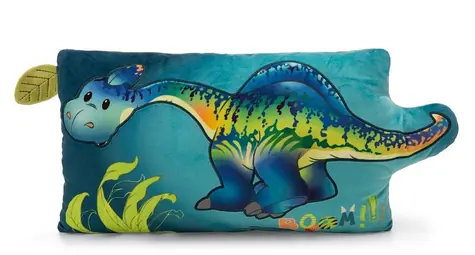 Nici Kissen Dino Snackilus 43x25cm / GRÜNE Kollektion / ab 0 Jahren