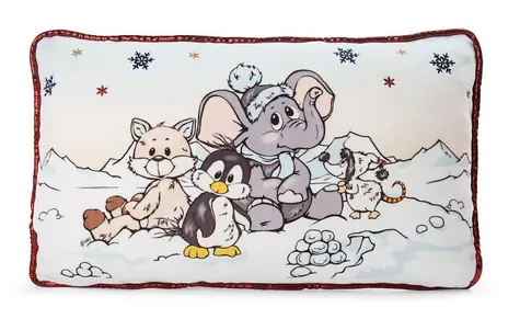 Nici Kissen Elefant, Pinguin und Polarfuchs 43x25cm / ab 0 Jahren
