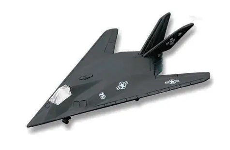 Maisto Fresh Metal Tailwinds - F-117 Nighthawk schwarz / ab 3 Jahren