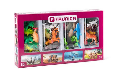Faunica Animal Planet Figurenset - 4er-Set / ab 3 Jahren