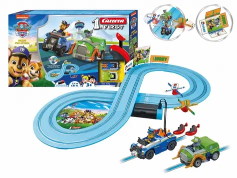 Carrera 63059 FIRST Paw Patrol / Autorennbahn / Streckenlänge 2,4 m / ab 3 Jahren