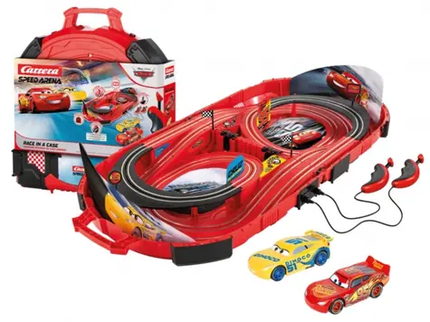 Carrera 16002 FIRST Speed Arena Disney Cars / Rennstrecke / Streckenlänge 2,77 m / ab 3 Jahren