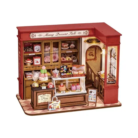 Robotime Miniaturhaus Honey Candy Shop / ab 14 Jahren