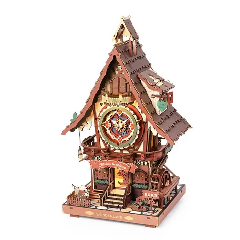 Robotime 3D mechanisches Puzzle Kuckucksuhr