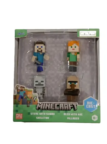 Jada Minecraft Figuren 6,35 cm / 4er-Set / ab 8 Jahren