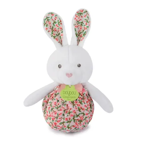 Doudou Pop-up-Hase 2in1 - Muster 1 / ab 0 Monaten