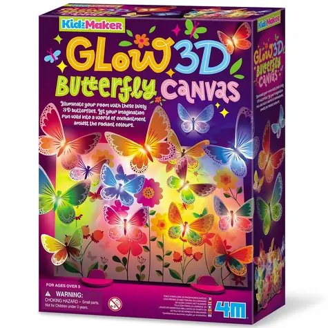 4M 3D Leuchtbild - Schmetterlinge / ab 5 Jahren