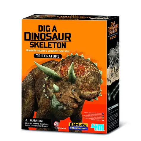 4M Dinosaurier-Skelett - Triceratops / ab 8 Jahren