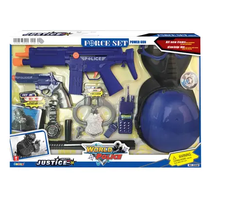 PLEJO Polizei-Set mit Helm / ab 3 Jahren