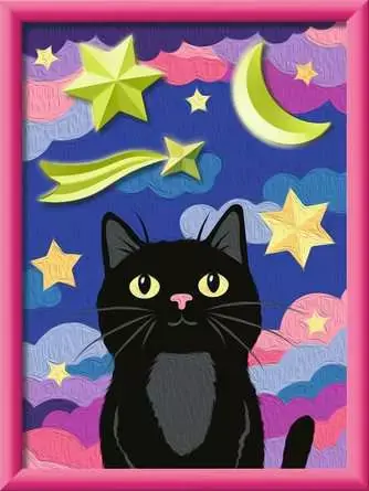 Ravensburger 120232667 CreArt Schwarze Katze (mit Gipsform) / Alter ab: 9 Jahren / Version: international