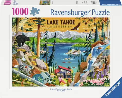 Ravensburger 120018483 Clear Lake Tahoe, 1000 Teile / ab 14 Jahren / Version: International