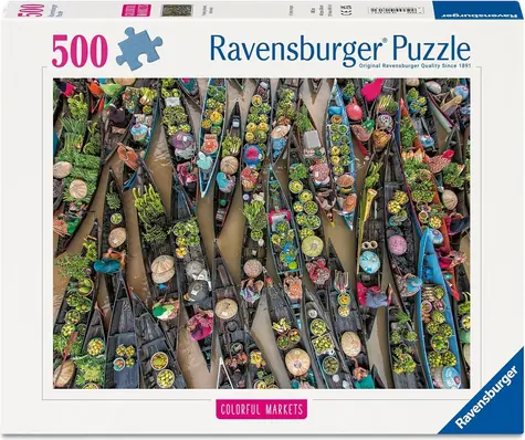 Ravensburger 120018131 Marketplace, Indonesien 500 Stück / Alter ab: 12 Jahren / Version: International