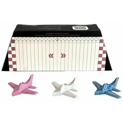 TODDLEROAD 2157 MARBLE HANGAR - 3 ergonomische Flugzeuge mit Funktionsbox / ab 12 Monaten