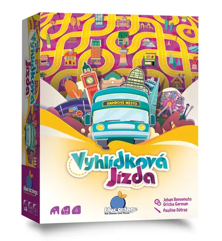 Asmodee Sightseeing-Fahrt / Spieleranzahl: 1-4 / Spieldauer: 20 Minuten / ab 7 Jahren