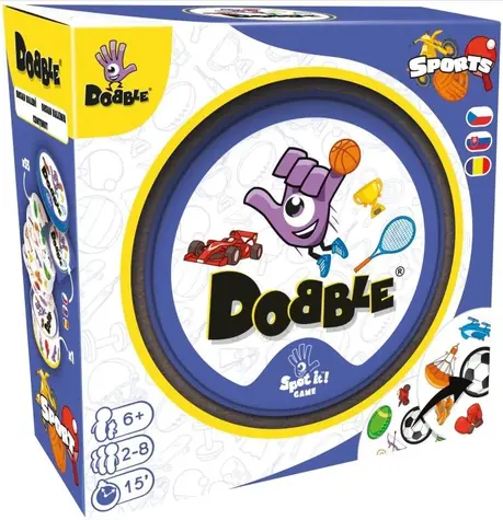 Asmodee Dobble Sport / Spieleranzahl: 2-8 / Spieldauer: 15 Minuten / ab 6 Jahren
