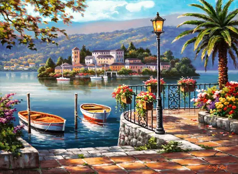 ANATOLISCHES Puzzle See in Porto / 1000 Teile / ab 12 Jahren