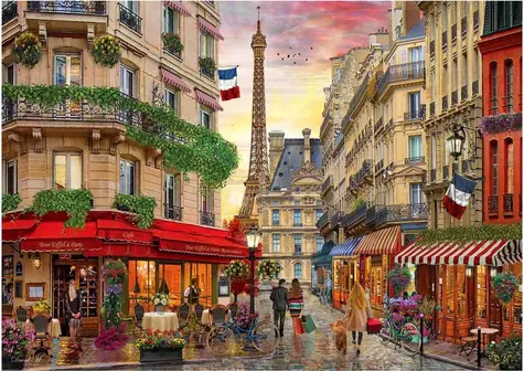 ANATOLIAN Puzzle Café Eiffel / 1500 Teile / ab 12 Jahren