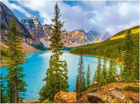 Castorland 201037-2 Puzzle Moraine Lake, Kanada / 2000 Teile / ab 9 Jahren