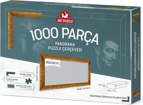 Kunstpuzzle 14623, Puzzlerahmen 96x34cm, Gold 