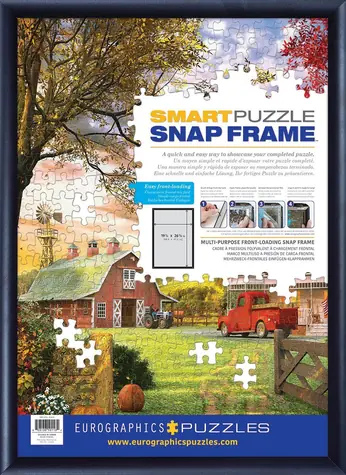 EUROGRAPHICS SMART Puzzle, schwarzer Aluminium-Puzzlerahmen, 48,89 x 67,63 cm