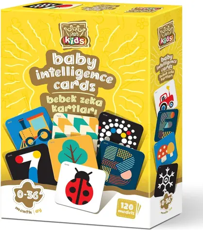 Kunstpuzzle 5824 Kunst- und Baby-Intelligenzkarten / ab Geburt