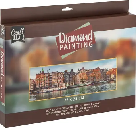 CRAFT ID Diamantmalerei Amsterdam 75x25cm