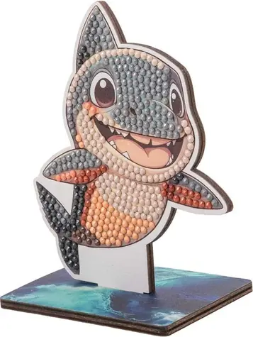 CRYSTAL ART Diamantmalerei Ozean: Hai