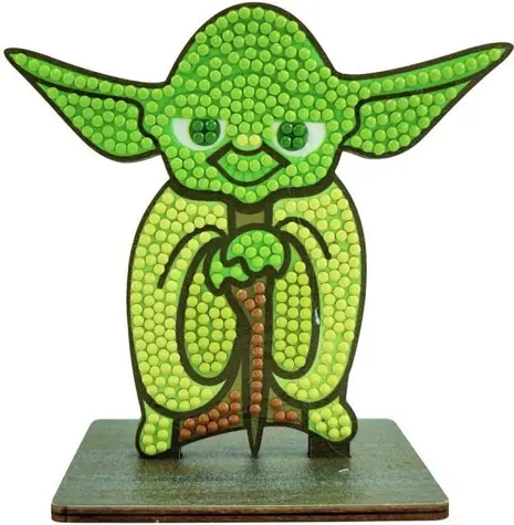 CRYSTAL ART Diamond Painting Star Wars: Yoda