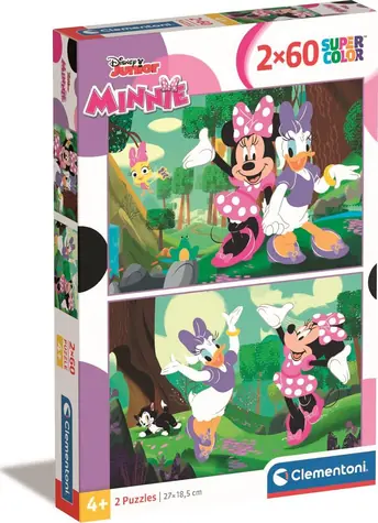 Clementoni 24815 Minnie-Puzzle 2x60 Teile / ab 5 Jahren