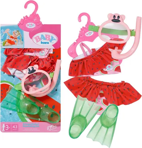 Zapf Creation BABY Born Schnorchelset / 43 cm / ab 3 Jahren