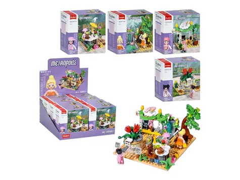 Sluban Metropolis M38-B1373A Botanischer Garten Gärtner / 72 Teile / ab 6 Jahren