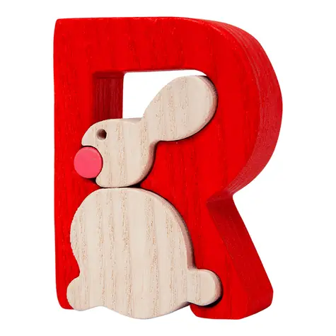 Fauna Alphabet Buchstabe R Hase / ab 3 Jahren