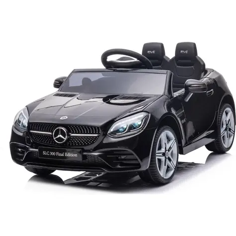 Buddy Toys Elektroauto Mercedes-Benz SLC schwarz / 2x30 W / Geschwindigkeit: 3-5 km/h / Zuladung: 30 kg