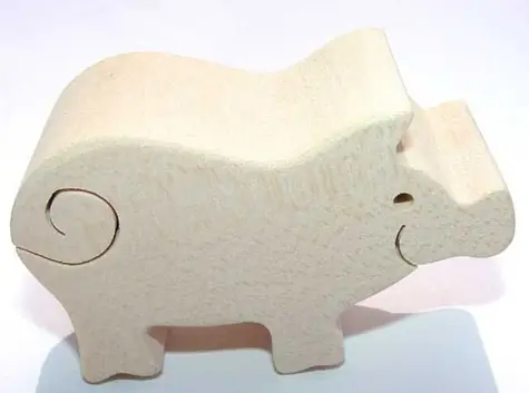Fauna Holztier Schwein / ab 3 Jahren