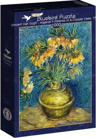 BlueBird Puzzle „Kaiserliche Perlmutterfalter in einer Kupfervase“ / 1000 Teile / ab 14 Jahren