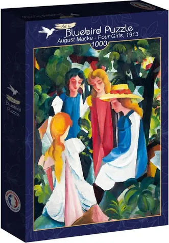 BlueBird Puzzle Vier Mädchen / 1000 Teile / ab 14 Jahren