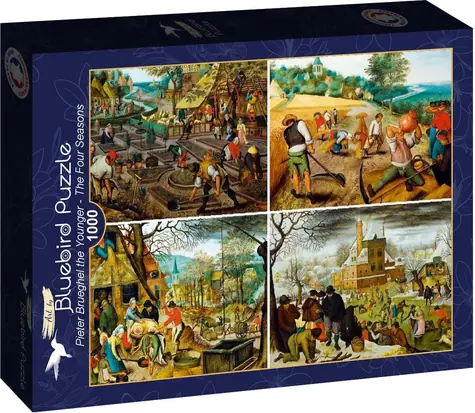 BlueBird Puzzle Vier Jahreszeiten / 1000 Teile / ab 14 Jahren