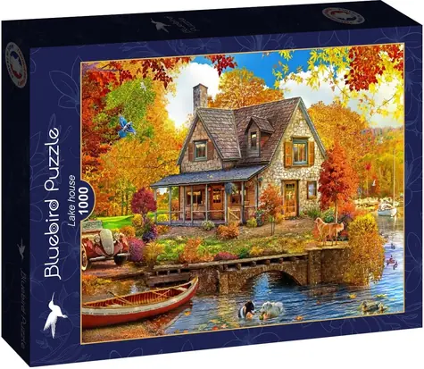 BlueBird Puzzle Haus am See / 1000 Teile / ab 14 Jahren
