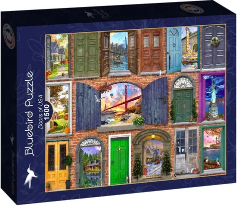 BlueBird Puzzle Doors USA / 1500 Teile / ab 14 Jahren
